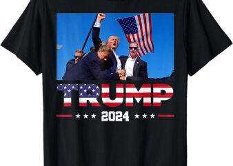 Trump Assassination Attempt Photo Take America Back 2024 T-Shirt