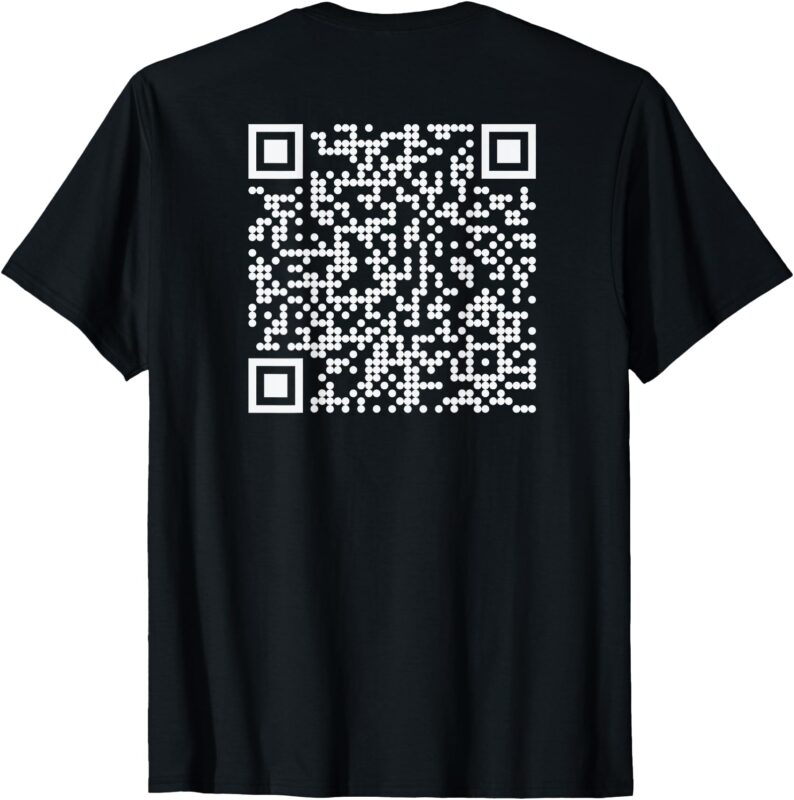 Trump Dance QR Funny 45 47 President Dance Code (on Back) T-Shirt