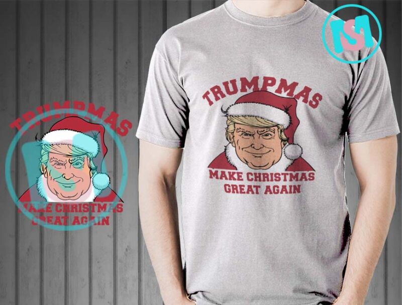 Trump Santa Claus Christmas SVG, Trumpmas SVG, Trump Make Christmas Great Again SVG PNG