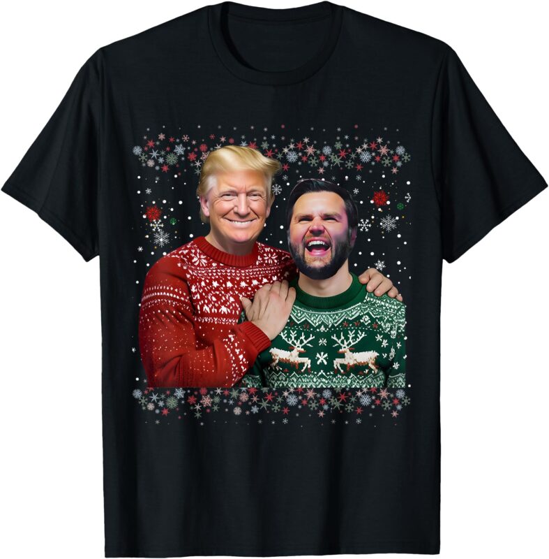 Trump Vance Brothers Funny Ugly Christmas Xmas Sweater Trump T-Shirt