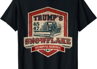 Trump’s Snowflake Rmoval Service Funny Trump Christmas 2024 T-Shirt