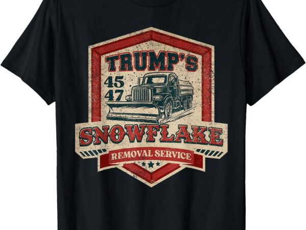 Trump’s snowflake rmoval service funny trump christmas 2024 t-shirt