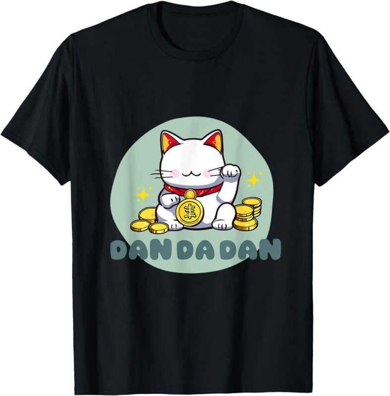 Turbo-Granny Dandadan Cat Cute Anime Manga Design T-Shirt