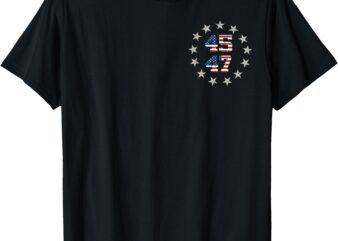 US Flag on back T-Shirt