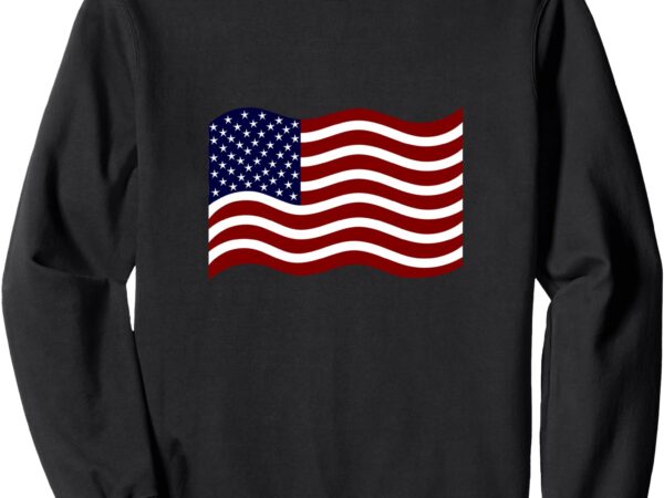 Usa plain flag sweatshirt