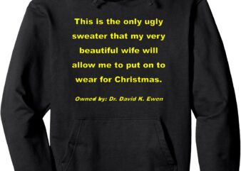 Ugly Sweater Contest Winner Pullover Hoodie