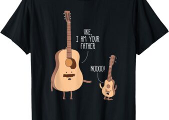 Uke I Am Your Father T Shirt Ukulele Guitar Music T-Shirt