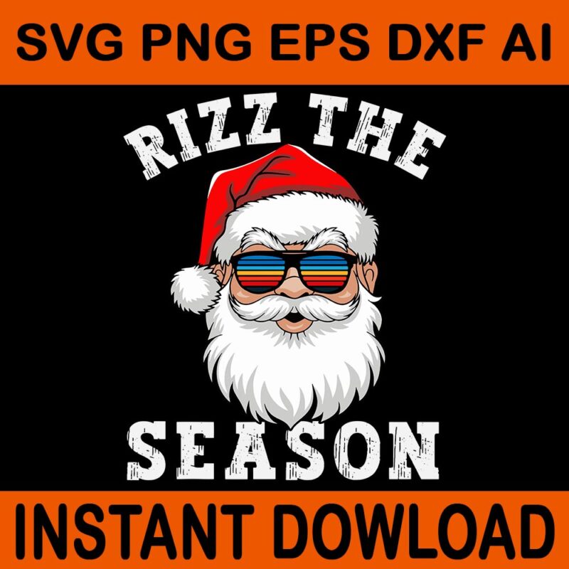 Merry Rizzmas Sigmas Svg, Santa Rizzmas Sigmas Svg, Santa Rizzmas Svg, Santa Sigmas SVG