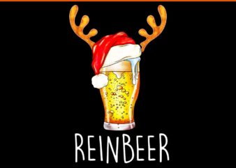 Winedeer Reinbeer Santa Hat PNG, Reindeer Couple Xmas PNG