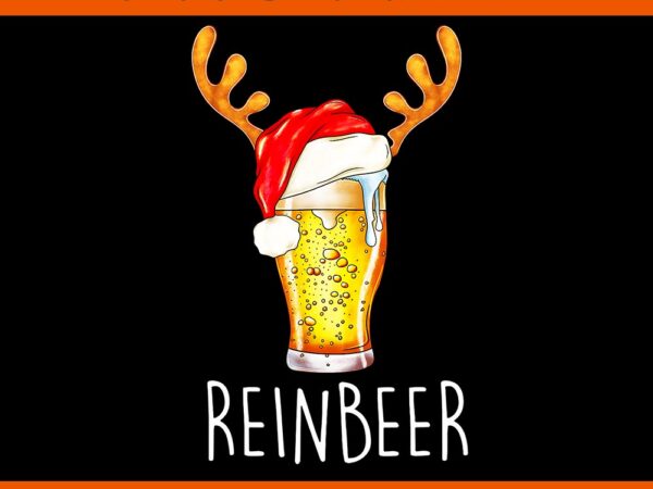 Winedeer reinbeer santa hat png, reindeer couple xmas png t shirt design for sale