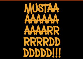 Mustard Cool Funny Meme Hip Hop Music SVG