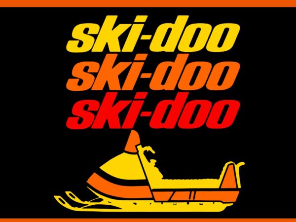 Ski-doo svg, ski-doo png t shirt template vector