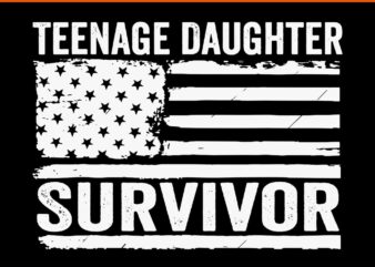 Teenage Daughter Survivor SVG