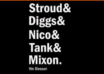 18 Stroud Diggs Nico Tank Mixon We Blessan SVG