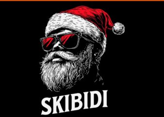 Skibidi Santa Svg, Skibidi Santa Christmas Svg, Santa Rizzmas Svg, Santa Rizzmas Sigmas Svg