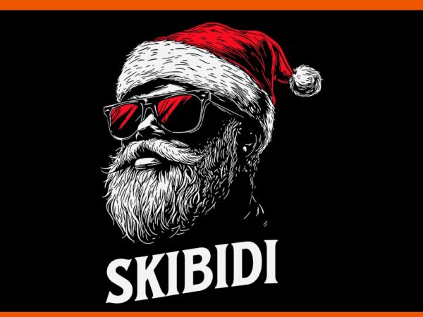 Skibidi santa svg, skibidi santa christmas svg, santa rizzmas svg, santa rizzmas sigmas svg t shirt template vector