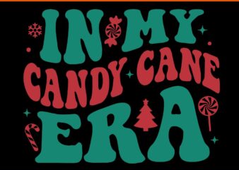 In My Candy Cane ERA Christmas SVG, Candy Cane SVG, ERA Christmas SVG