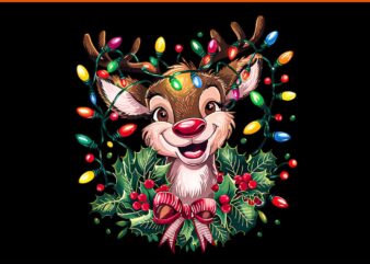 Rudolph The Red Nose Reindeer PNG, Rudolph Christmas PNG, Rudolph Reindeer Christmas PNG