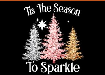 Tis The Season To Sparkle Tree PNG