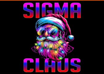 Sigma Claus Santa PNG, Sigma Claus Christmas PNG, Skibidi Rizzmas PNG, Skibidi Rizzmas Santa PNG