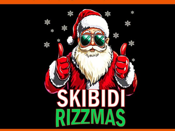 Skibidi rizzmas santa png, santa rizzmas christmas png, skibidi santa christmas png t shirt template vector