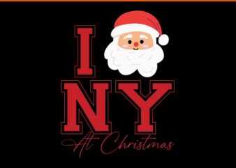 I Love New York At Christmas SVG