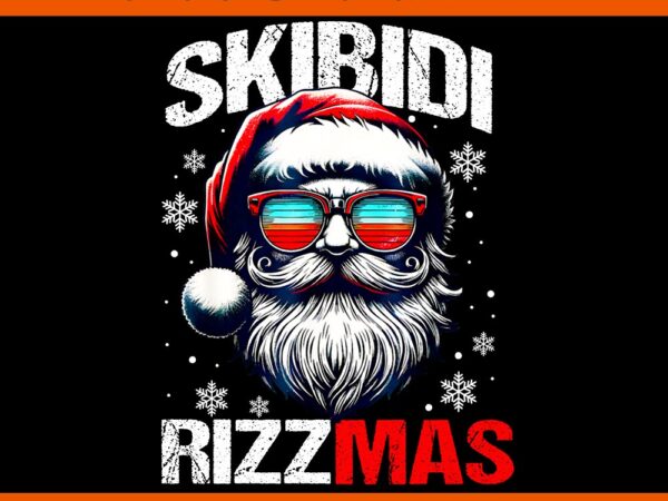 Skibidi rizzmas santa png, santa rizzmas christmas png, skibidi santa christmas png t shirt template vector