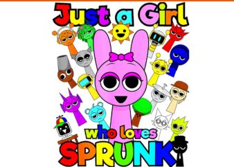 Just A Girl Who Loves Sprunki PNG