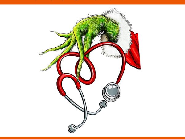 Merry christmas stethoscope nursing xmas png, stethoscope nursing christmas png t shirt designs for sale