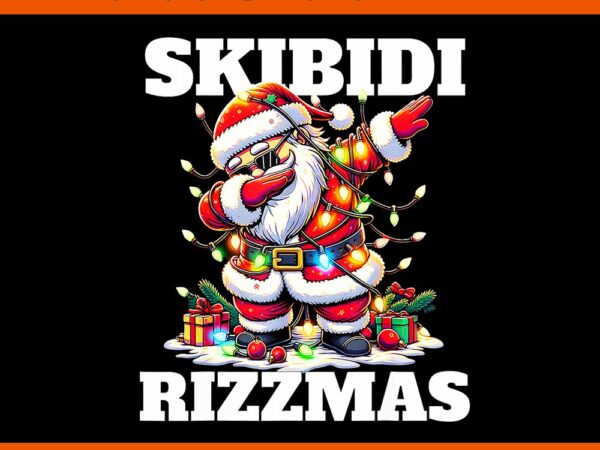 Skibidi rizzmas santa claus png, skibidi santa christmas png, skibidi santa dabbing png t shirt template vector