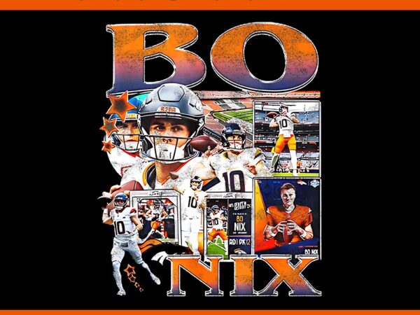 Bo graphic custom nix vintage denver png