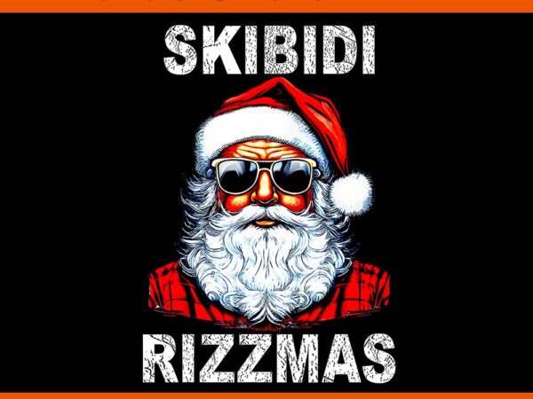 Skibidi rizzmas santa png, santa rizzmas christmas png, skibidi santa christmas png t shirt template vector