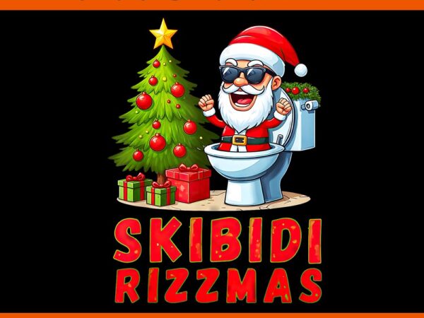 Skibidi rizzmas png, skibidi rizzmas santa png, santa rizzmas christmas png, skibidi santa christmas png t shirt template vector