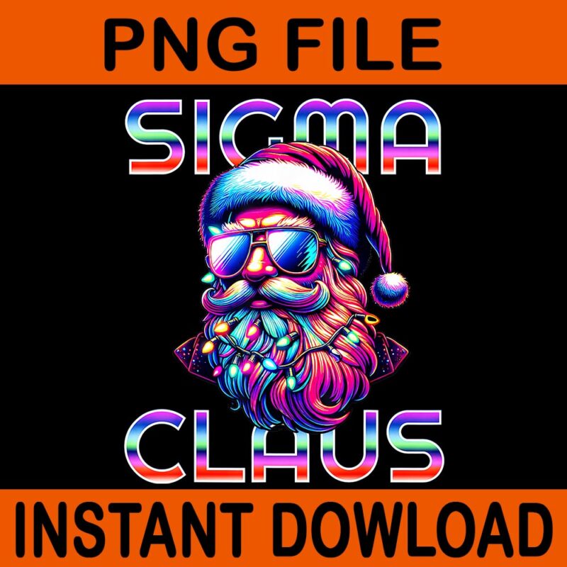 Sigma Claus Santa PNG, Sigma Claus Christmas PNG, Skibidi Rizzmas PNG, Skibidi Rizzmas Santa PNG