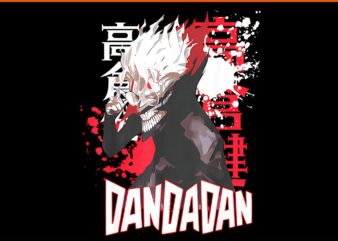 Cool Shonen Manga Anime DandaDan PNG