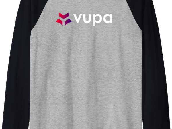 Vupa official logo collection_ ideal gifts for men and women raglan baseball tee t shirt vector art