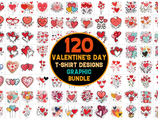 Valentine’s day vector graphic bundle