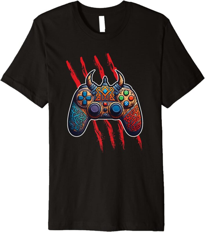 Viking Game Controller Premium T-Shirt