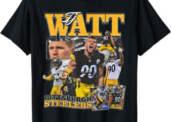 Vintage TJ Tee Graphic Watt 90’s Style T-Shirt