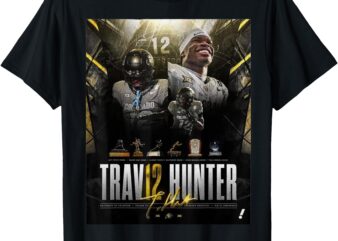 Vintage Trophy Finalist Travis Hunter Design 90s Ball Player T-Shirt