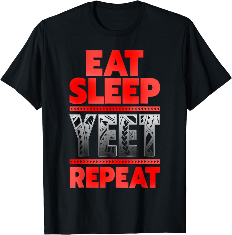 Vintage Yeet Apparel Mens Funny Saying Eat Sleep Repeat T-Shirt