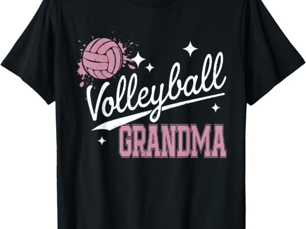 Volleyball grandma sport volleyball player t-shirt