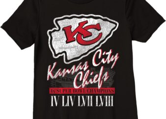 Womens Brittany Mahomes x Kansas City Chiefs NFL 4x Champions FOCO Premium T-Shirt