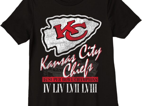 Womens brittany mahomes x kansas city chiefs nfl 4x champions foco premium t-shirt