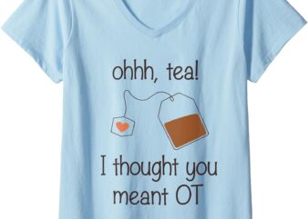 Womens Occupational Therapist OT Physical Assistant COTA Student V-Neck T-Shirt