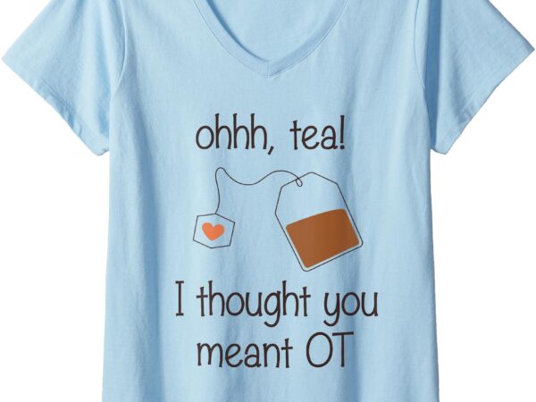 Womens occupational therapist ot physical assistant cota student v-neck t-shirt