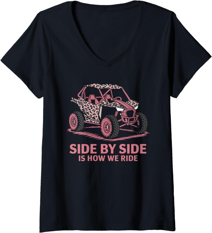 Womens UTV Side By Side V-Neck T-Shirt