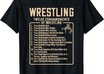 Wrestling Coach Team Funny Wrestler Sport Lover Enthusiast T-Shirt