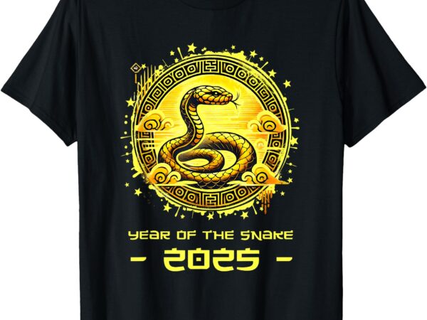 Year of the snake 2025 lunar new year chinese new year 2025 t-shirt