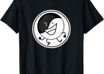 Yin and Yang Black and White Character T-Shirt